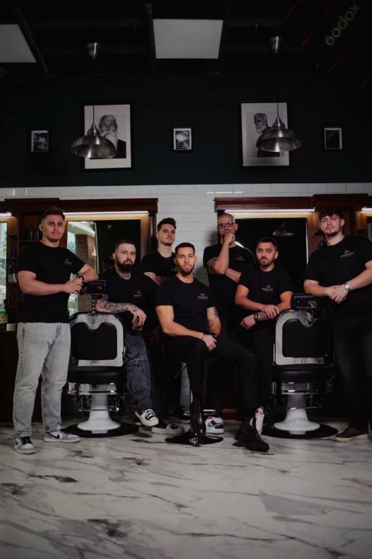 The Koródy team in the salon